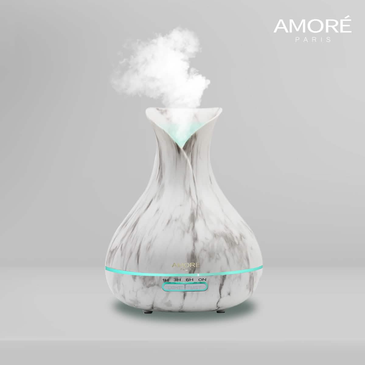 White Marble 300ml Ultrasonic Aroma Diffuser DailySale