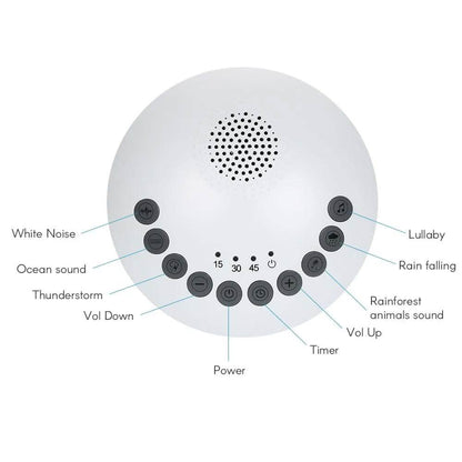 White Noise Sound Machine Soothing Sound Therapy Machine DailySale
