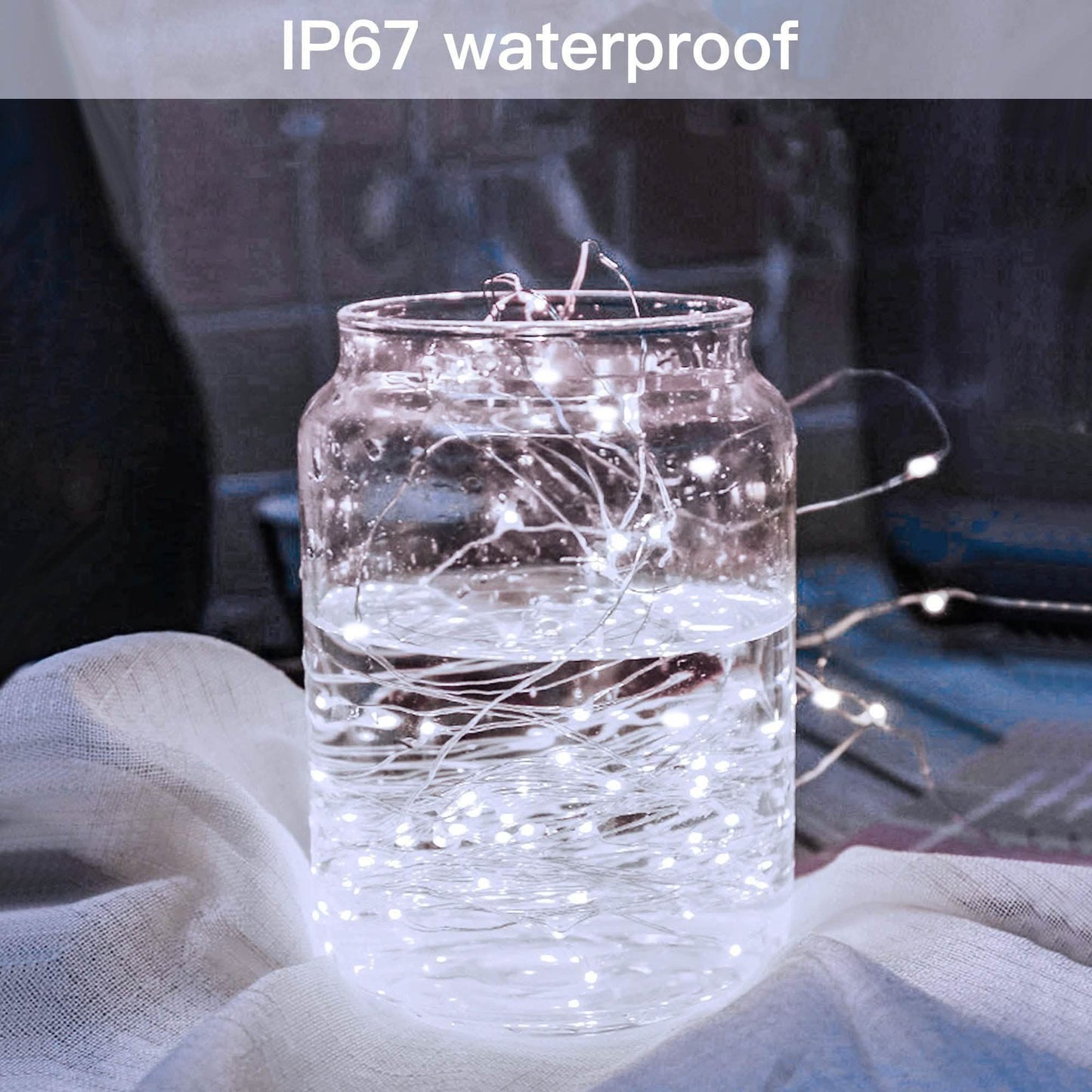 White USB Remote Control 3x3M 300LED String Lights Waterproof DailySale