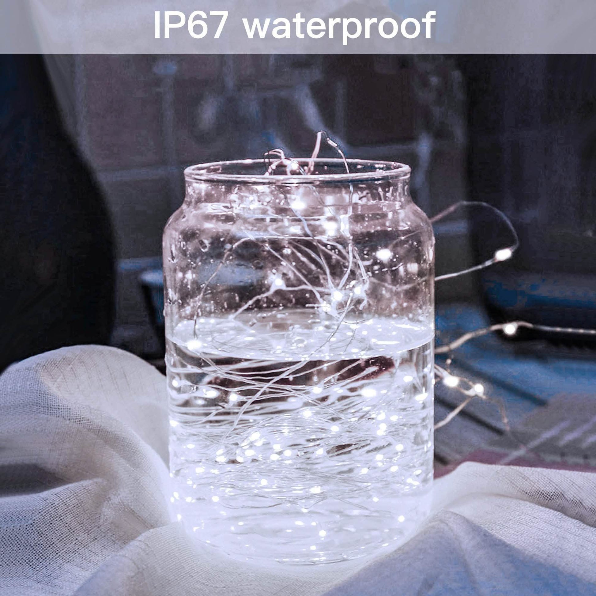 White USB Remote Control 3x3M 300LED String Lights Waterproof DailySale