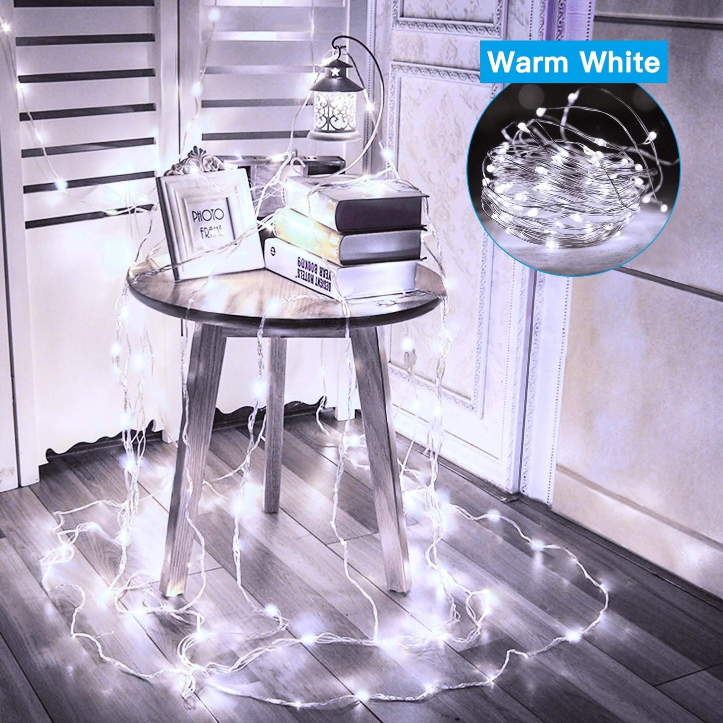 White USB Remote Control 3x3M 300LED String Lights Waterproof DailySale