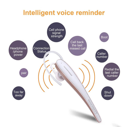 White Wireless Bluetooth 4.1 Earphone Sports Stereo DailySale