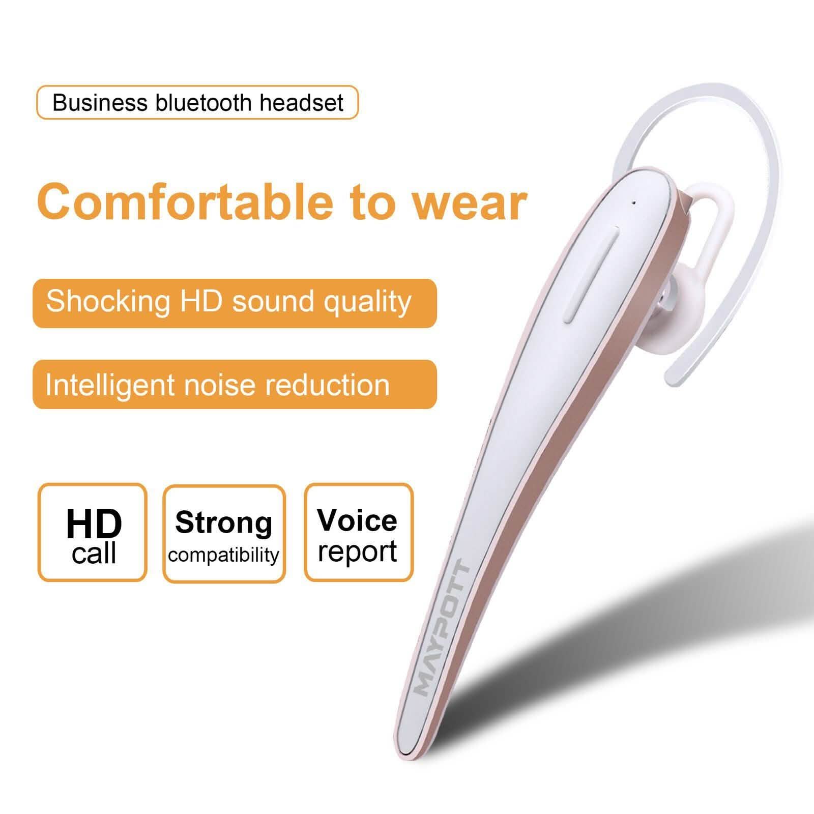 White Wireless Bluetooth 4.1 Earphone Sports Stereo DailySale