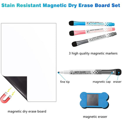 Whiteboard Magnetic Dry Erase Board Self Adhesive DailySale