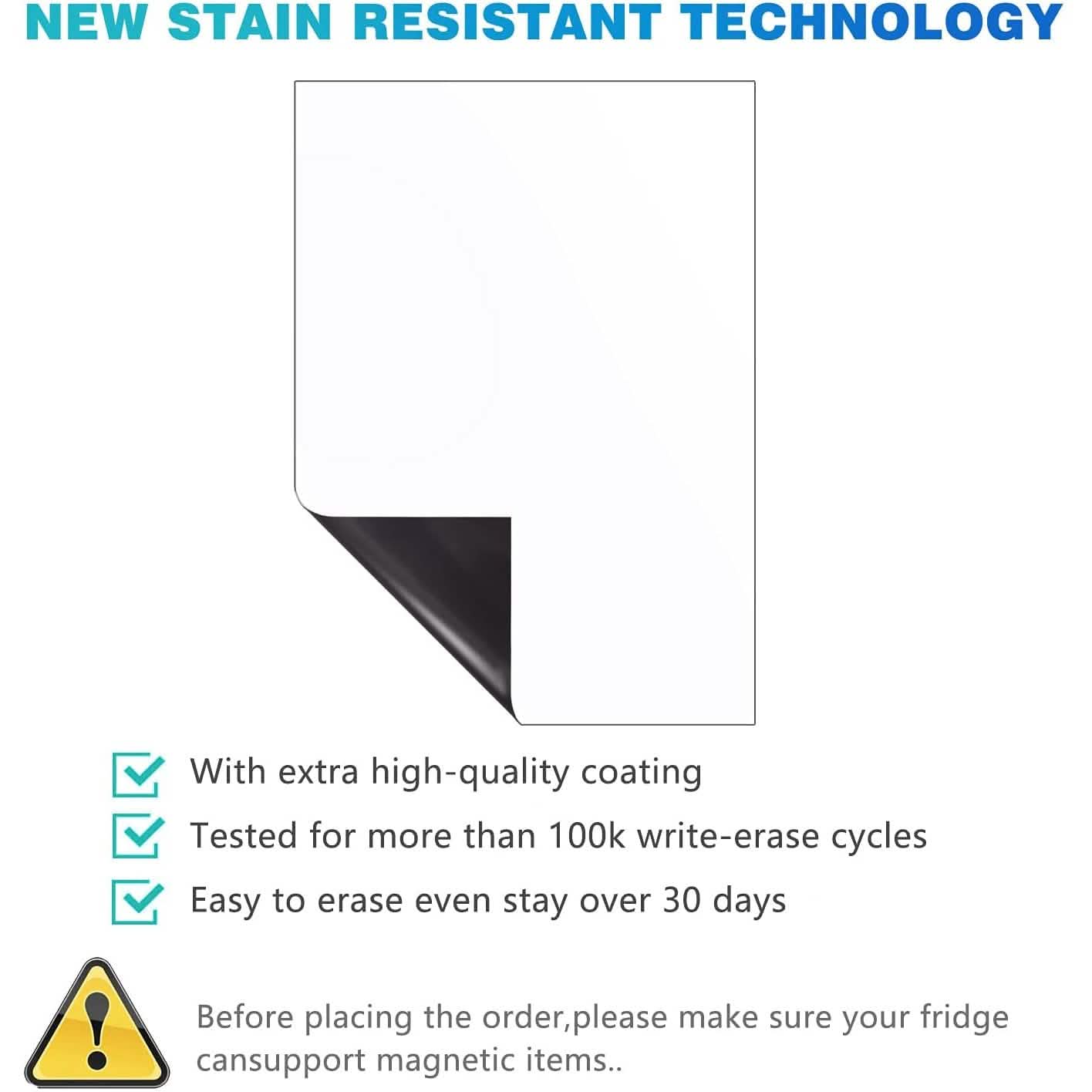 Whiteboard Magnetic Dry Erase Board Self Adhesive DailySale