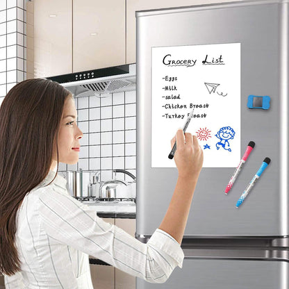 Whiteboard Magnetic Dry Erase Board Self Adhesive DailySale
