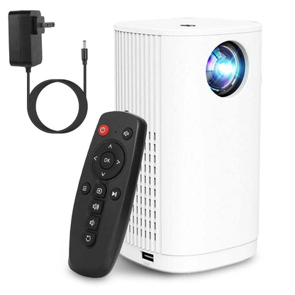 WiFi 1080P Projector Phone Projector Home Movie Projector Compatible with IOS Android iPads U Disk DailySale