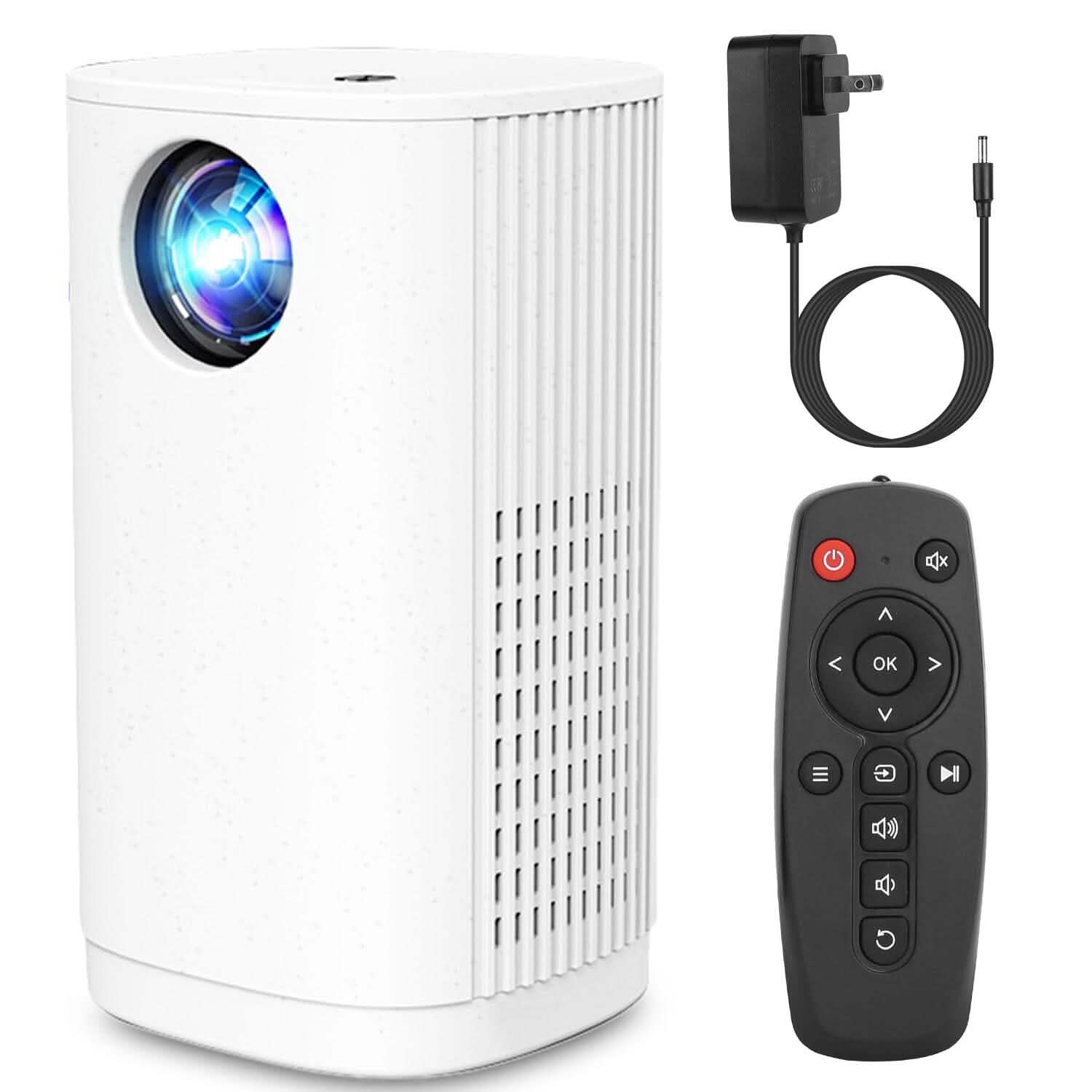 WiFi 1080P Projector Phone Projector Home Movie Projector Compatible with IOS Android iPads U Disk DailySale