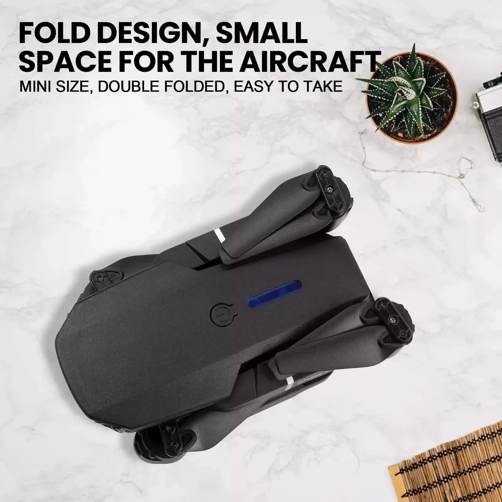 WiFi FPV RC Drone with 4K HD Camera 40Mins Flight Time Obstacle Avoidance Drone DailySale
