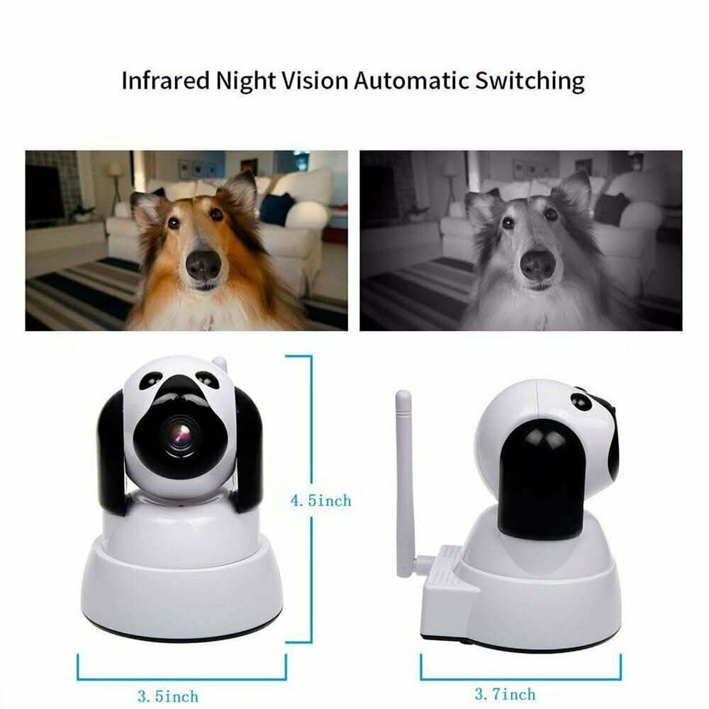WiFi IP Camera 720P HD Wireless Camera with Motion Detection Two-Way Audio Night Vision DailySale