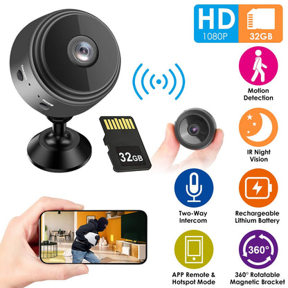 WIFI IP Home Security Camera 1080P Full HD with 32GB MMC Card DailySale