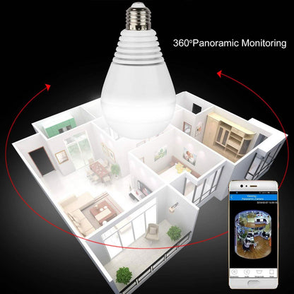 WiFi Light Bulb Camera 960P Security Camera 360° DailySale