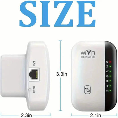 WiFi Repeater Plus Boosts WiFi Signal, Extends Internet Coverage, Cell Phone Signal Amplifier for Home DailySale