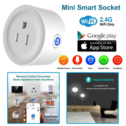 WiFi Smart Socket APP Plug Outlet Remote DailySale