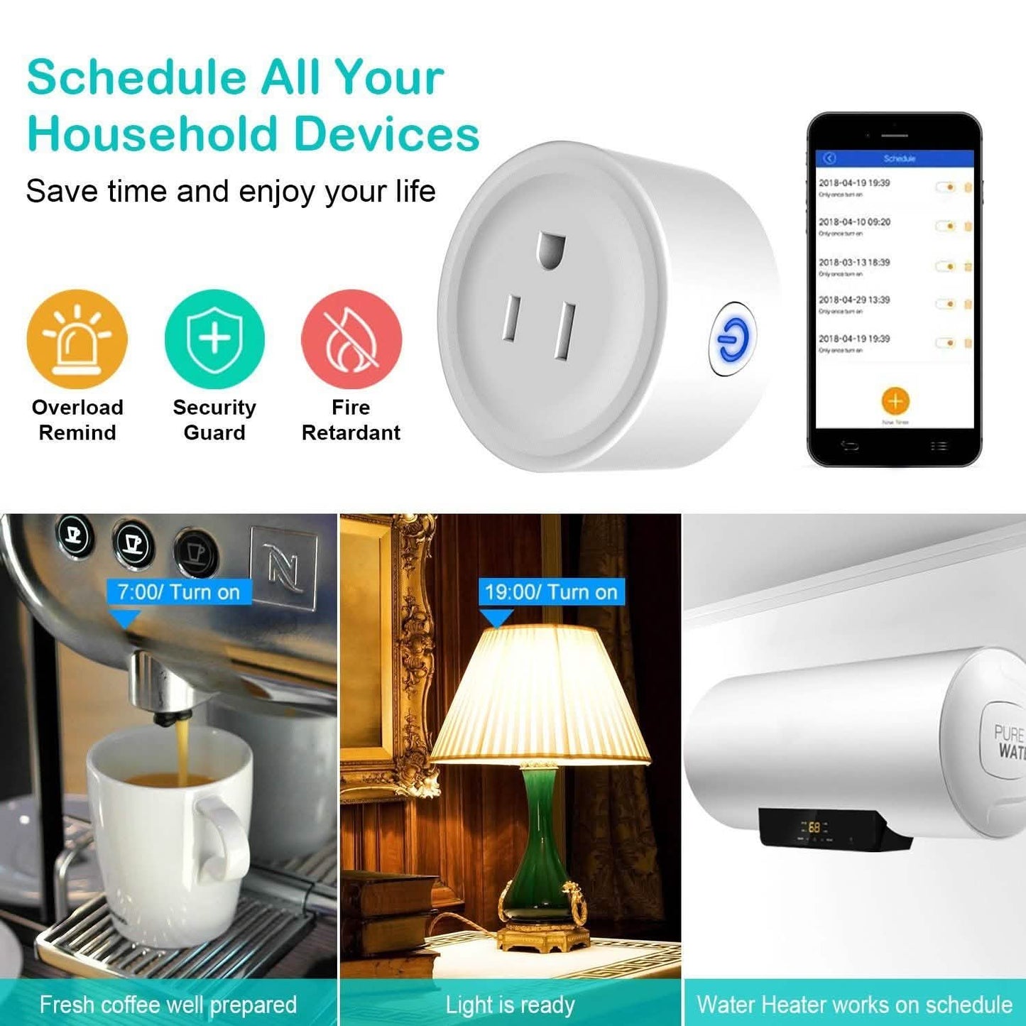 WiFi Smart Socket APP Plug Outlet Remote DailySale