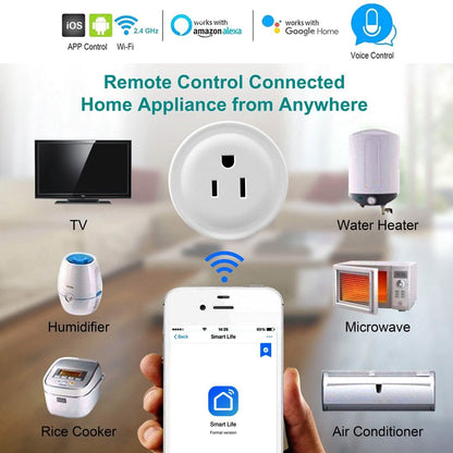 WiFi Smart Socket APP Plug Outlet Remote DailySale