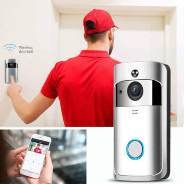WiFi Wireless Video Doorbell Two-Way Talk Smart PIR Door Bell Security Camera HD DailySale