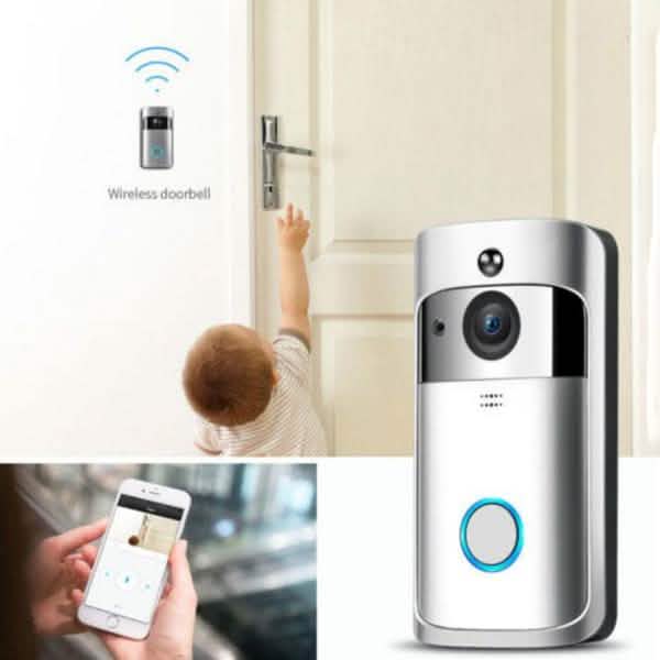WiFi Wireless Video Doorbell Two-Way Talk Smart PIR Door Bell Security Camera HD DailySale