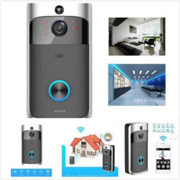 WiFi Wireless Video Doorbell Two-Way Talk Smart PIR Door Bell Security Camera HD DailySale