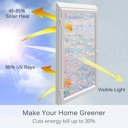 Window Privacy Film Static Window Sticker DailySale
