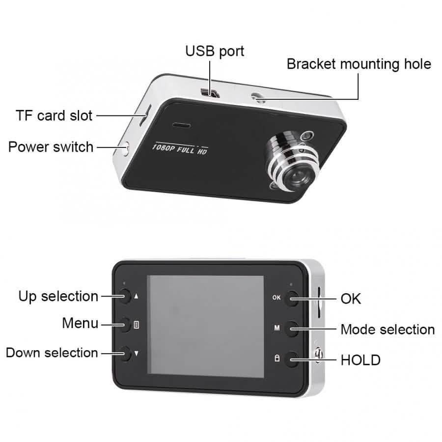 Windshield-Mount 1080p Wide-Angle Video Recorder DailySale