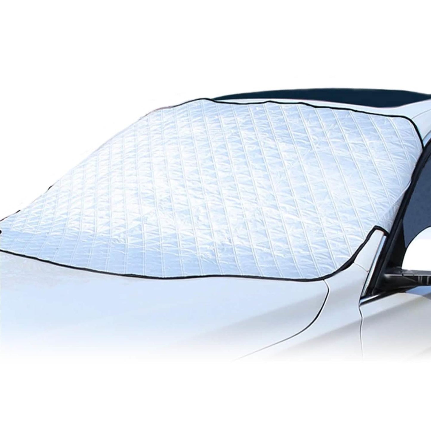 Windshield Protector Against Ice Sun Fit for Small Mid SUVs with Anti-theft Flaps DailySale