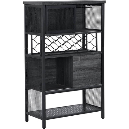 Wine Bar Cabinet for Liquor and Glasses DailySale