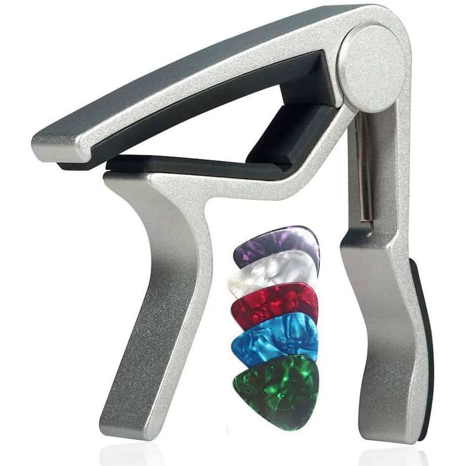 WINGO Quick-Change Capo for 6 String Steel Acoustic and Electric Guitars DailySale