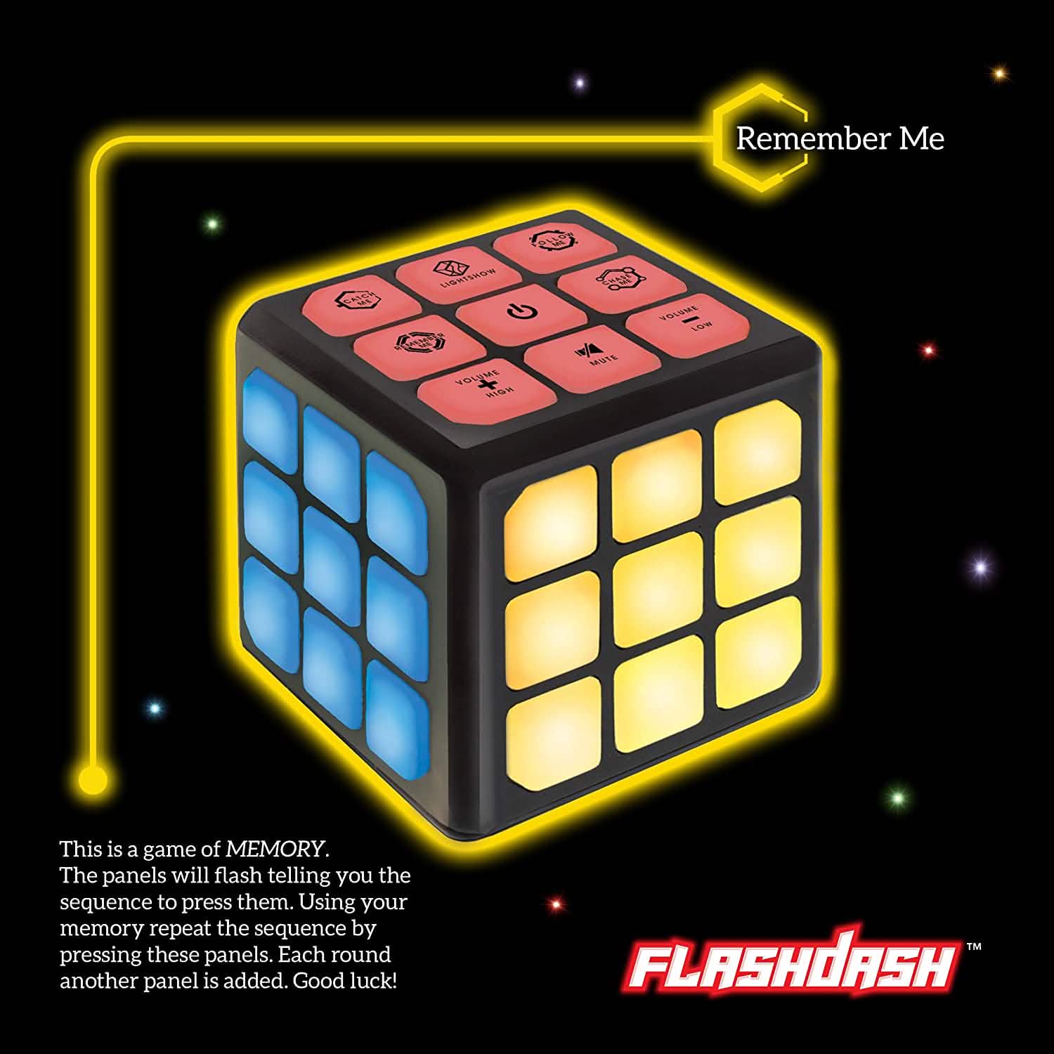 Winning Fingers Flashing Cube Electronic Memory and Brain Toy DailySale