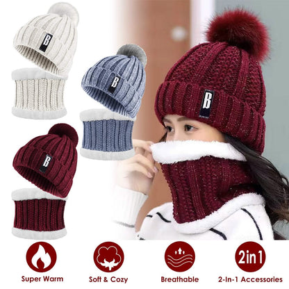 Winter Beanie Hat Scarf Set for Women DailySale