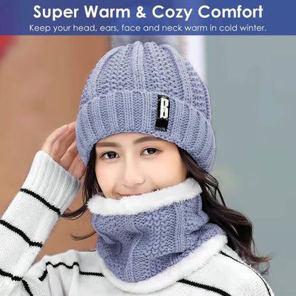 Winter Beanie Hat Scarf Set for Women DailySale