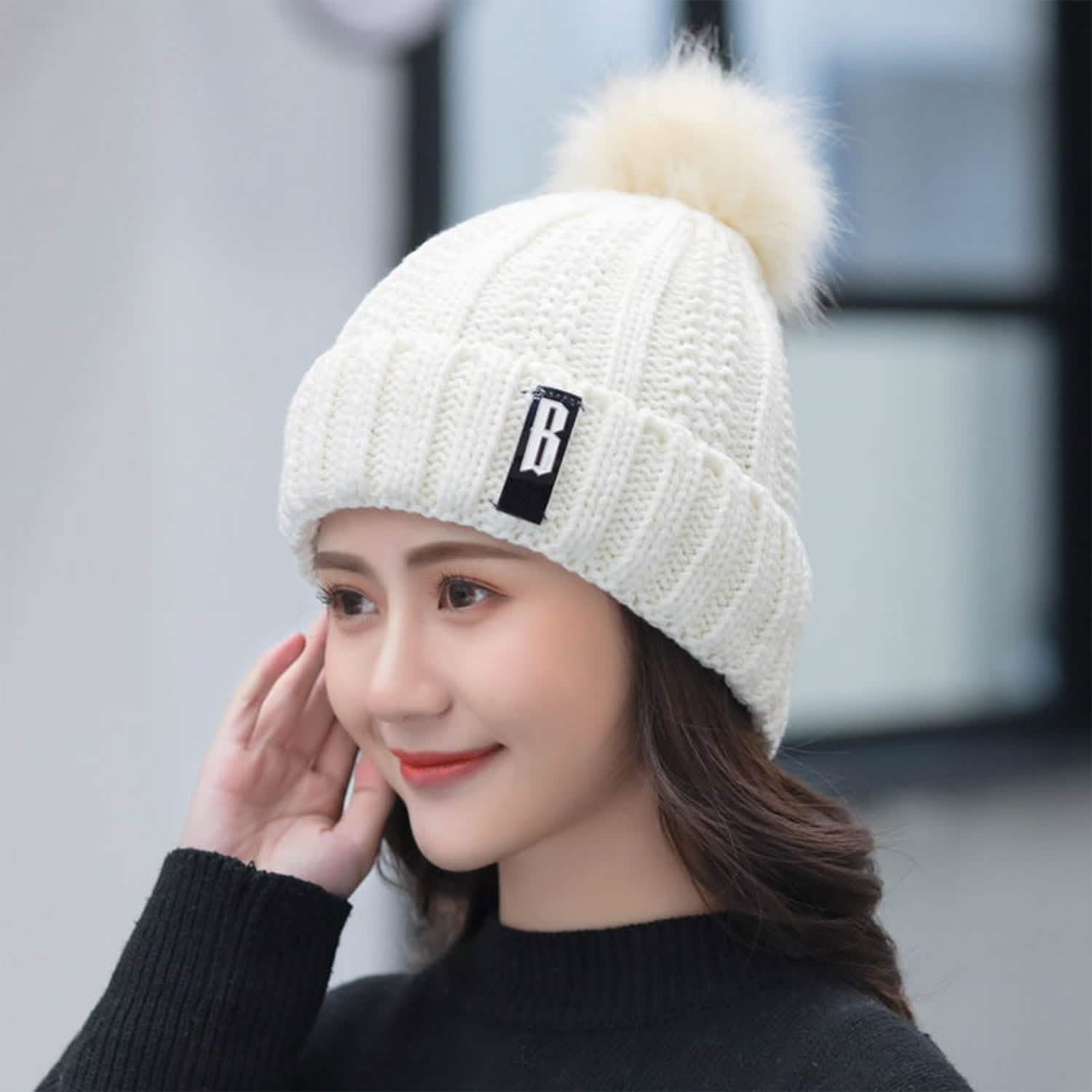 Winter Beanie Hat Scarf Set for Women DailySale