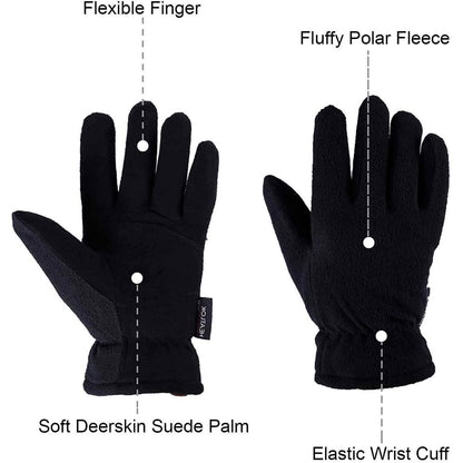 Winter Gloves Deerskin Suede Leather Palm -20¬∞F Cold Proof Work Glove DailySale