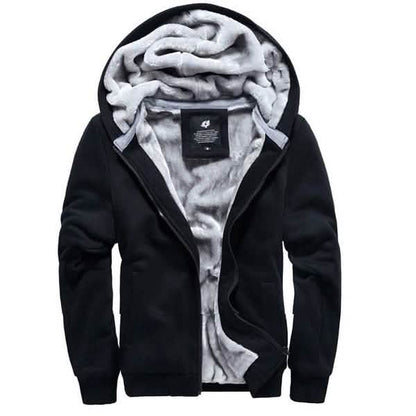 Winter Men's Hooded Long Sleeve Zipper Jacket DailySale
