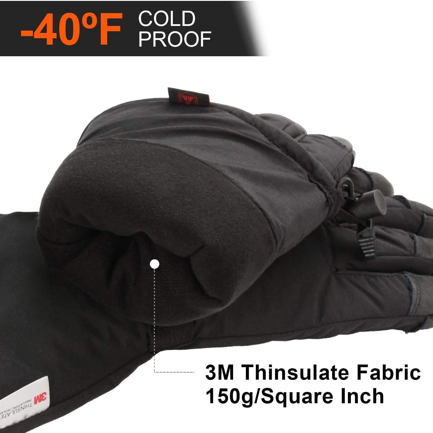Winter Ski Thermal Gloves for Men and Women DailySale