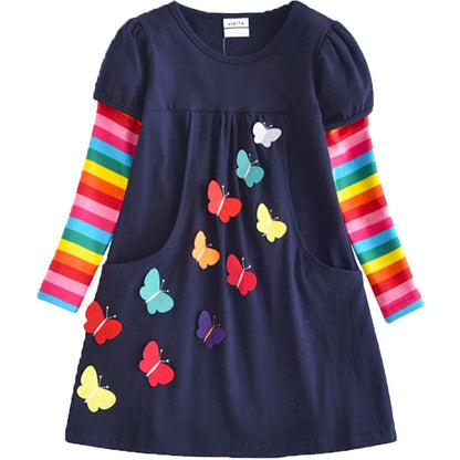 Winter Toddler Girl Long Sleeve Dress DailySale