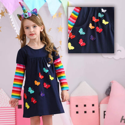 Winter Toddler Girl Long Sleeve Dress DailySale