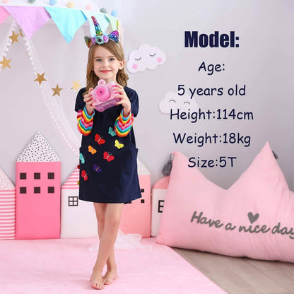Winter Toddler Girl Long Sleeve Dress DailySale