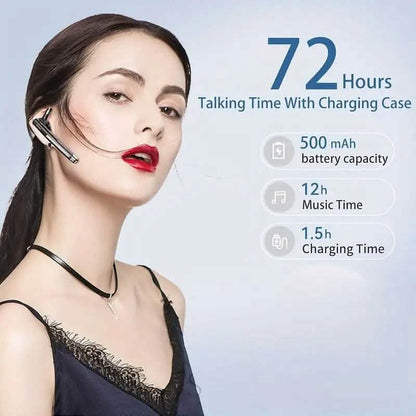 Wireless 5.3 Single-Ear Business Headset with Mic DailySale