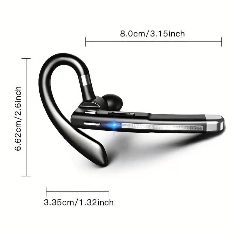 Wireless 5.3 Single-Ear Business Headset with Mic DailySale