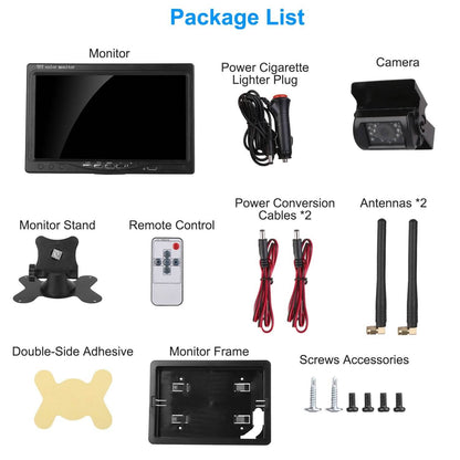 Wireless Backup Camera System Vehicle Rear View Monitor Kit DailySale