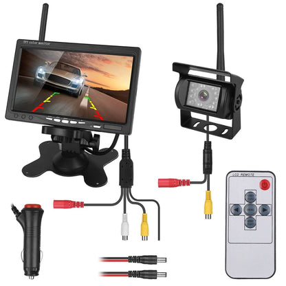 Wireless Backup Camera System Vehicle Rear View Monitor Kit DailySale