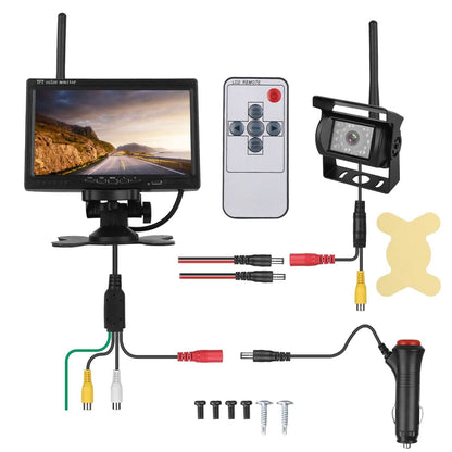 Wireless Backup Camera System Vehicle Rear View Monitor Kit DailySale