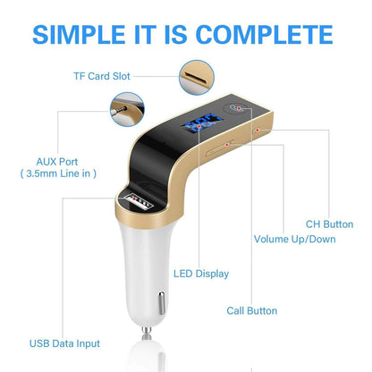 Wireless Bluetooth FM Transmitter Car Kit DailySale