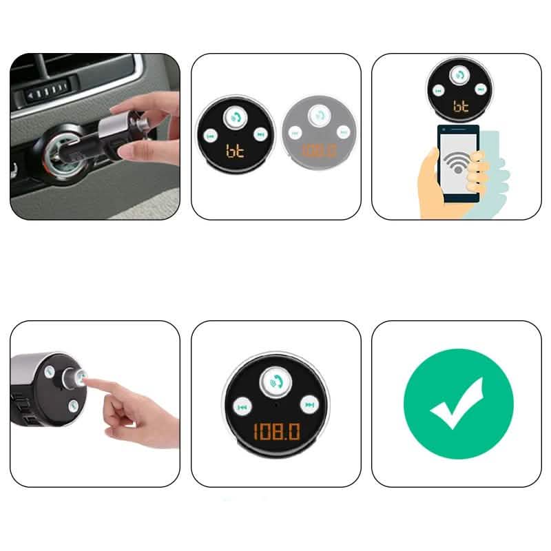Wireless Bluetooth FM Transmitter Car Kit DailySale