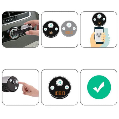 Wireless Bluetooth FM Transmitter Car Kit DailySale