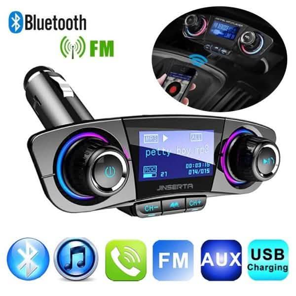 Wireless Bluetooth Handsfree Calling Car Charger FM Transmitter DailySale
