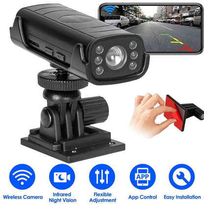 Wireless Camera Reverse Hitch Guide with Flexible Adhesive Base DailySale