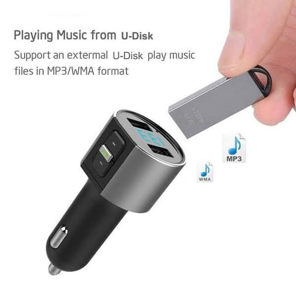 Wireless Car Mp3 FM Transmitter USB Charger DailySale
