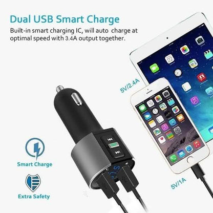 Wireless Car Mp3 FM Transmitter USB Charger DailySale